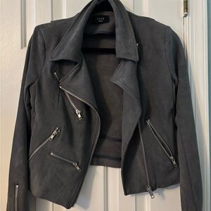 Vici Women's Gray Suede Jacket